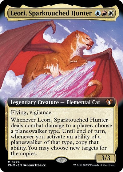 Leori  Sparktouched Hunter  Extended Art|0|0|0.00