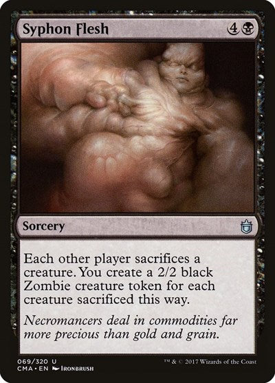 Syphon Flesh (Commander Anthology) Medium Play