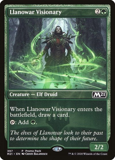 Llanowar Visionary (Promo Pack: Core Set 2021) Near Mint