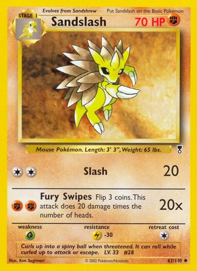 Sandslash (Legendary Collection) Light Play