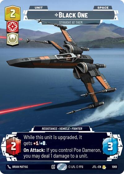 Black One Straight At Them (Prestige Foil) (Jump to Lightspeed) Near Mint Foil