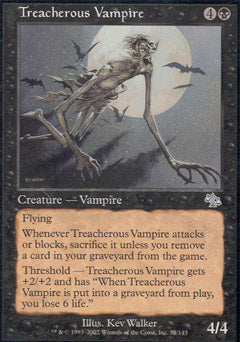 Treacherous Vampire (Judgment) Light Play