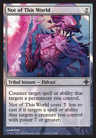Not of This World (Rise of the Eldrazi) Medium Play Foil