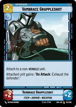 Vambrace Grappleshot (Shadows of the Galaxy) Near Mint Foil