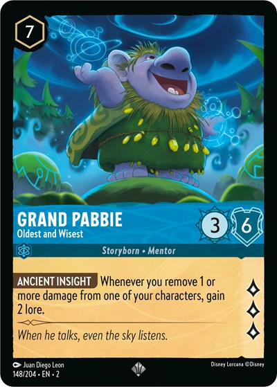 Grand Pabbie - Oldest and Wisest (Rise of the Floodborn) Near Mint Cold Foil