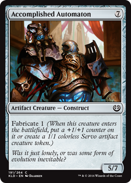 Accomplished Automaton (Kaladesh) Near Mint Foil