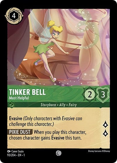 Tinker Bell - Most Helpful (The First Chapter) Near Mint Cold Foil