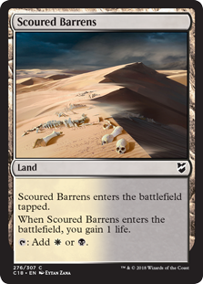 Scoured Barrens (Commander 2018) Heavy Play