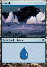Island (236) (Shards of Alara) Medium Play