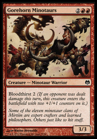 Gorehorn Minotaurs (Duel Decks: Heroes vs Monsters) Near Mint