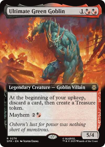Ultimate Green Goblin  Extended Art|1|0|0.00
