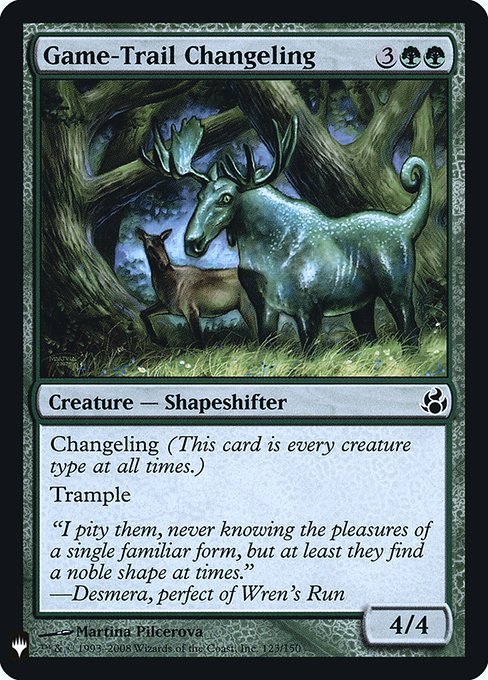 Game-Trail Changeling (Mystery Booster Retail Edition Foils) Medium Play Foil