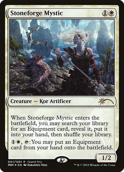 Stoneforge Mystic (Promos: Grand Prix) Medium Play Foil