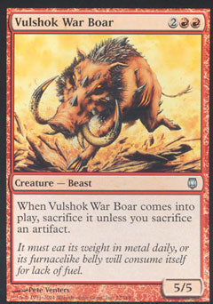 Vulshok War Boar (Darksteel) Medium Play Foil