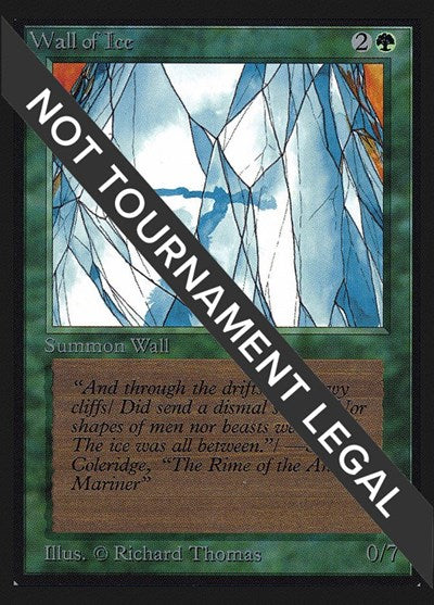 Wall of Ice (IE) (International Edition) Near Mint