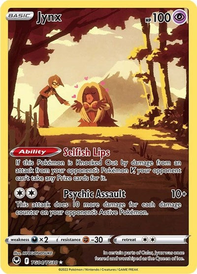 Jynx (SWSH12: Silver Tempest Trainer Gallery) Light Play Holofoil