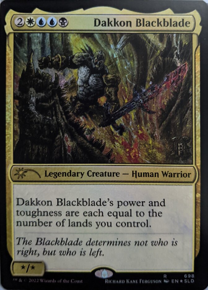 Dakkon Blackblade (Secret Lair) Near Mint