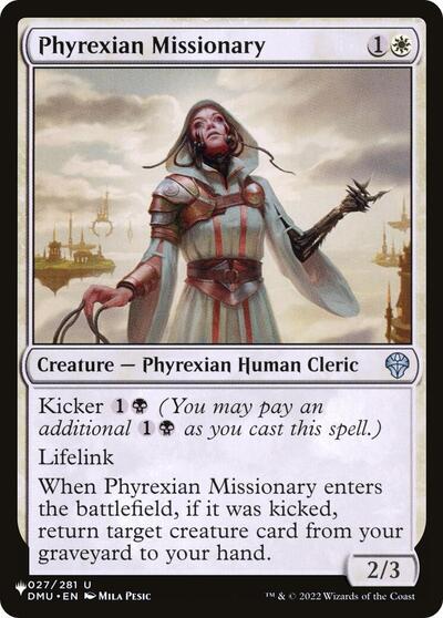 Phyrexian Missionary (The List) Near Mint