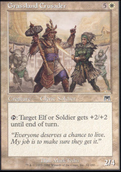 Grassland Crusader (Onslaught) Light Play