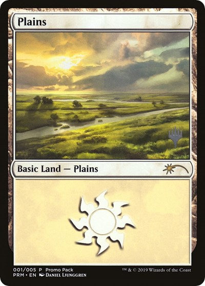 Plains (Promo Pack: Core Set 2020) Light Play Foil
