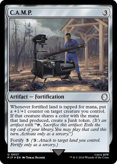 C.A.M.P. (Surge Foil) (Universes Beyond: Fallout) Near Mint Foil