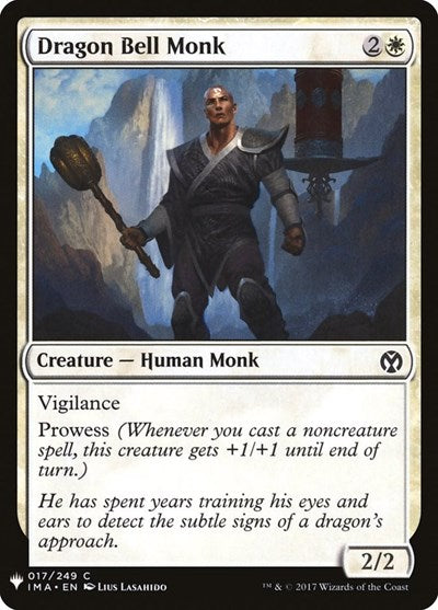 Dragon Bell Monk (Mystery Booster) Medium Play