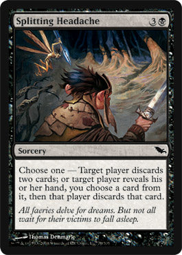 Splitting Headache (Shadowmoor) Medium Play Foil