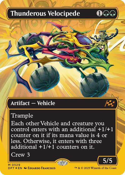 Thunderous Velocipede  Borderless   First Place Foil|0|0|0.00