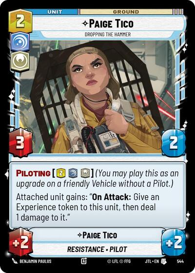 Paige Tico Dropping the Hammer (Foil) (Jump to Lightspeed) Near Mint Foil