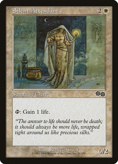 Silent Attendant (Urza's Saga) Light Play
