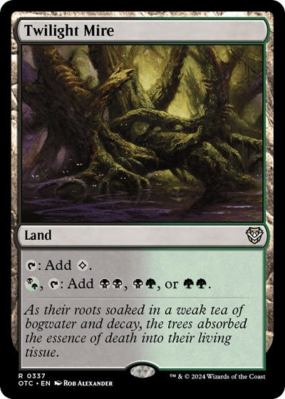 Twilight Mire (Commander: Outlaws of Thunder Junction) Medium Play