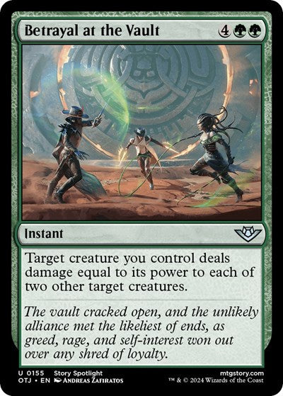 Betrayal at the Vault (Outlaws of Thunder Junction) Light Play Foil