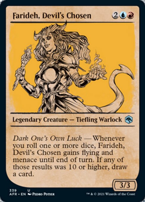 Farideh, Devil's Chosen (Showcase) (Adventures in the Forgotten Realms) Near Mint Foil