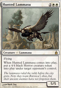 Hunted Lammasu (Ravnica) Light Play Foil