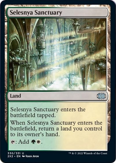 Selesnya Sanctuary (Double Masters 2022) Near Mint Foil