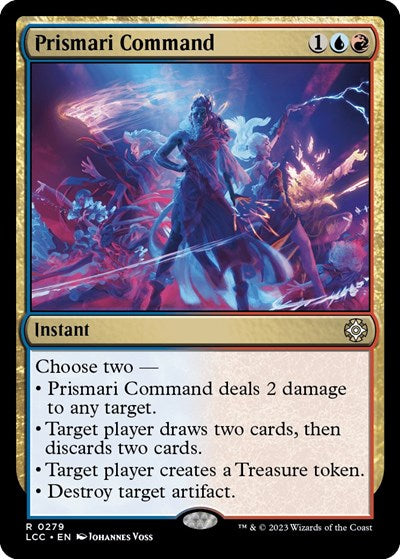 Prismari Command (Commander: The Lost Caverns of Ixalan) Light Play