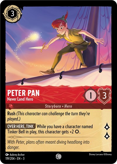 Peter Pan - Never Land Hero (Into the Inklands) Near Mint