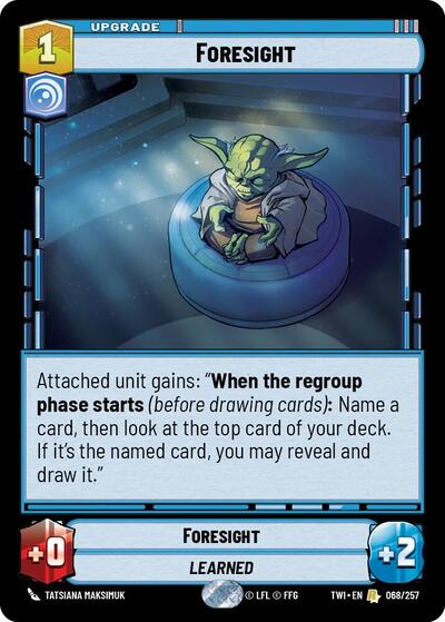 Foresight (Twilight of the Republic) Near Mint Foil