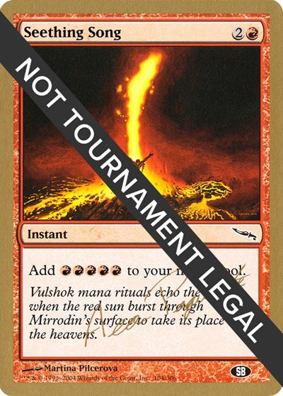Seething Song - 2004 Aeo Paquette (MRD) (SB) (World Championship Decks) Light Play