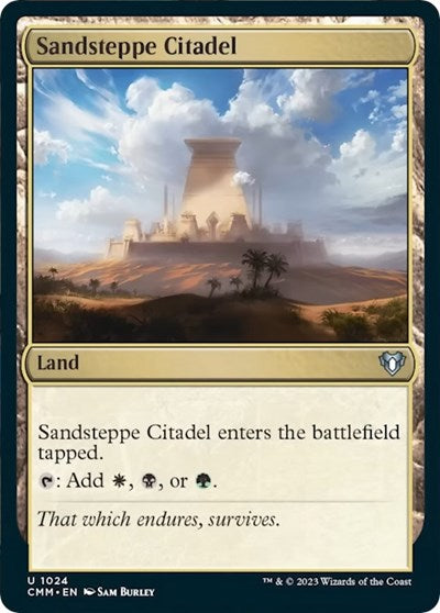 Sandsteppe Citadel (Commander Masters) Light Play