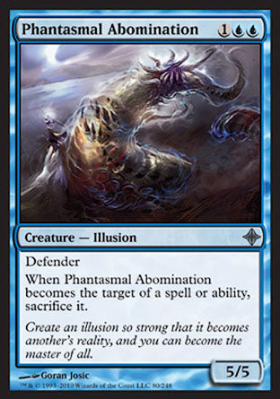 Phantasmal Abomination (Rise of the Eldrazi) Light Play Foil