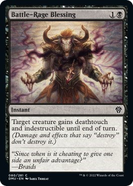 Battle-Rage Blessing (Dominaria United) Medium Play Foil