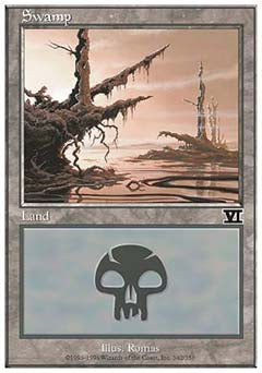 Swamp (342) (Classic 6th Edition) Near Mint
