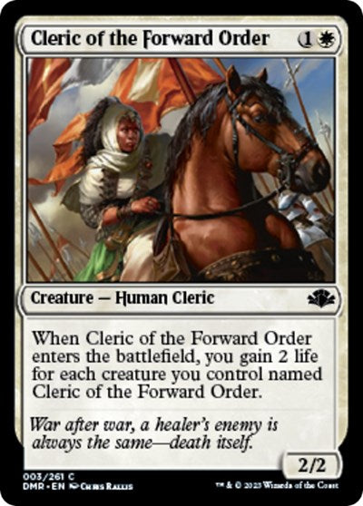 Cleric of the Forward Order (Dominaria Remastered) Near Mint