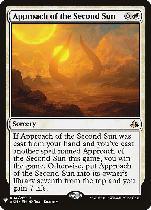 Approach of the Second Sun (Mystery Booster) Medium Play