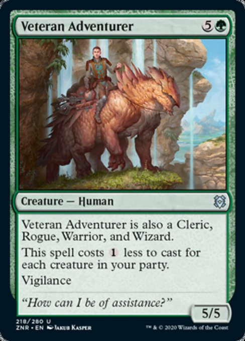 Veteran Adventurer (Zendikar Rising) Light Play