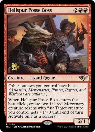 Hellspur Posse Boss (Promos: Prerelease Cards) Light Play Foil