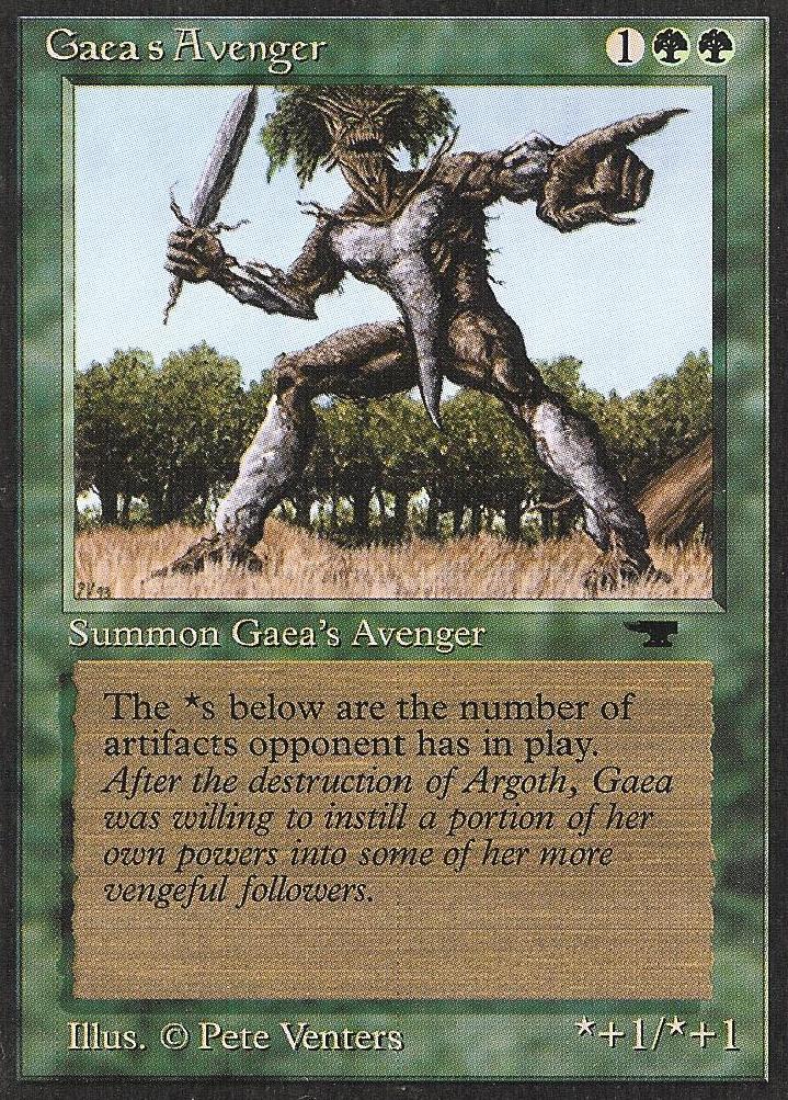 Gaea's Avenger (Antiquities) Medium Play