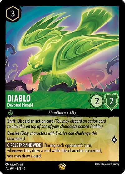 Diablo - Devoted Herald (Ursula's Return) Near Mint Cold Foil