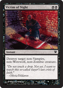 Victim of Night (Innistrad) Heavy Play Foil